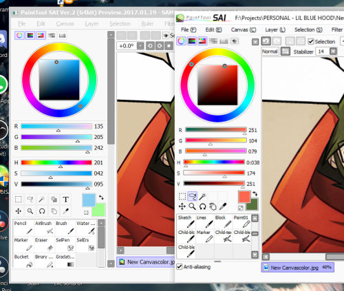 another reason why im not uploading much here is because on the laptop im currently working on, SAI decided to blur itself up for god only know why and it keeps just giving me headaches.And the pressure with other programs gets kinda wanky here, still