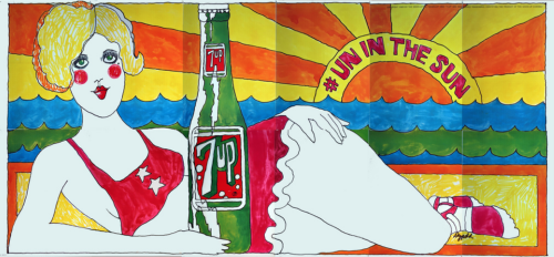 collectorsweekly:An Un-Conventional Thirst: Collecting 7Up’s Most Beautiful, Hallucinatory Bil