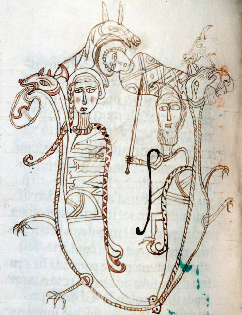 discardingimages:NativityMartianus Capella, De Nuptiis Philologiae et Mercurii, Normandy 12th centur