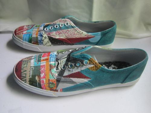 sianin:Young the Giant album cover shoes I painted (posted in honor of their touring again)