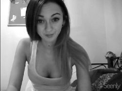 When I Was Blonde And Only Used Black And White Webcam Pictures