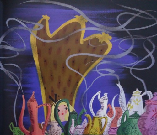 Alice in Wonderland concept art by Mary Blair