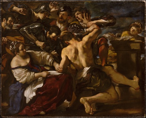 Samson Captured by the Philistines, by Guercino, Metropolitan Museum of Art, New York City.