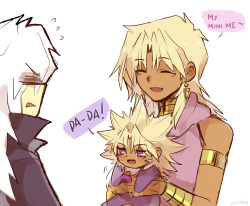 milliekou:  I love the idea of the most villainous character of ygo DM turning into a toddler.  (ಠ◡ಠ) 