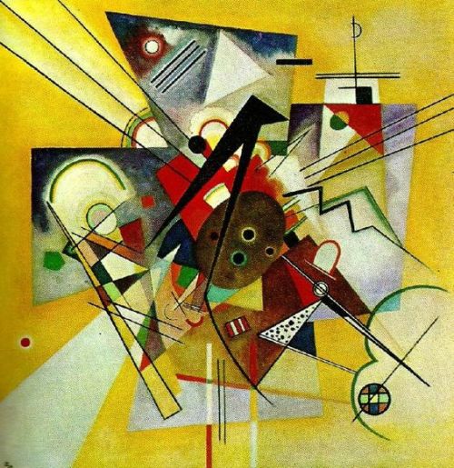 Wassily Kandinsky - Accompagnement Jaune, 1924.