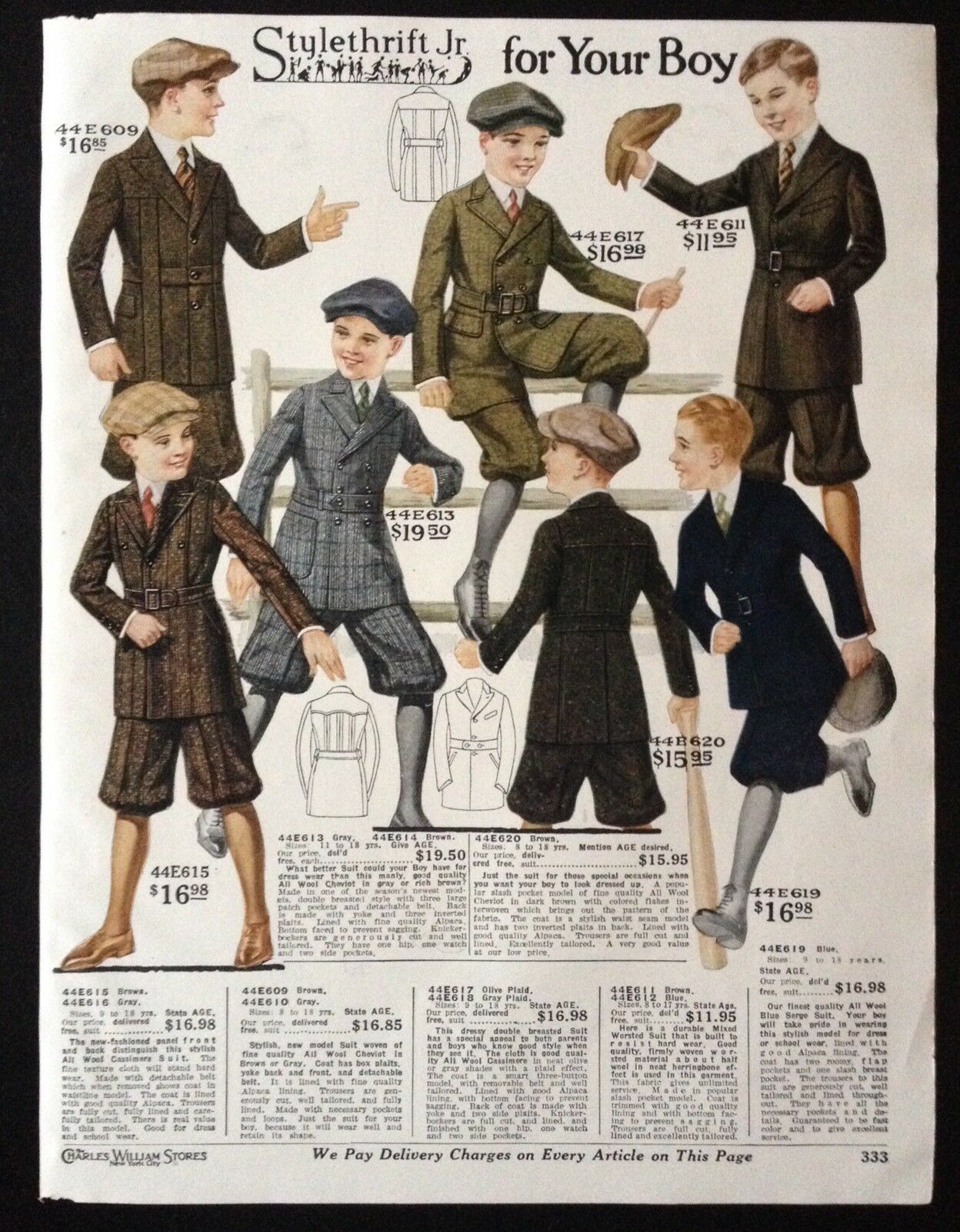 1920s childrens clothes