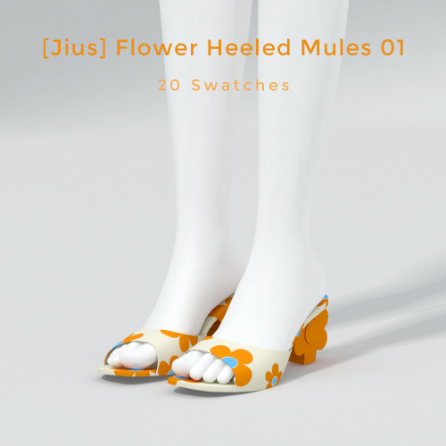 jius-sims: Flower &amp; Butterfly Collection 03 [Jius] Butterfly Sandals 0225 swatches10k+ Polyg