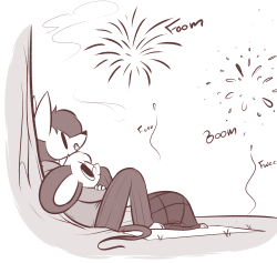 theartmanor:Happy Fireworks Day!=3