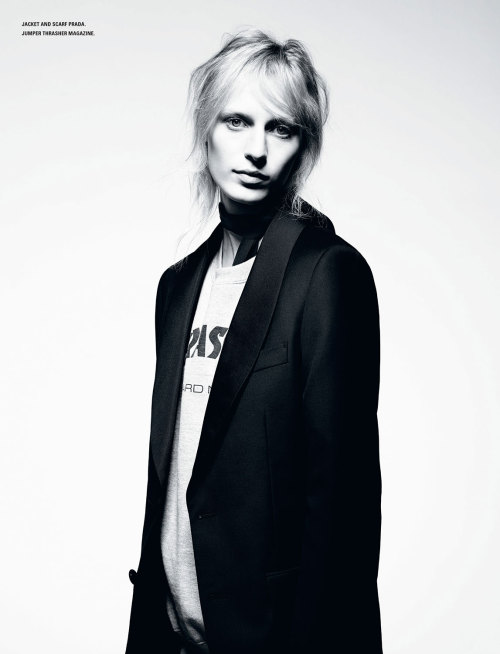 lovelostfashionfound:  Julia Nobis - i-D Magazine SS 2014