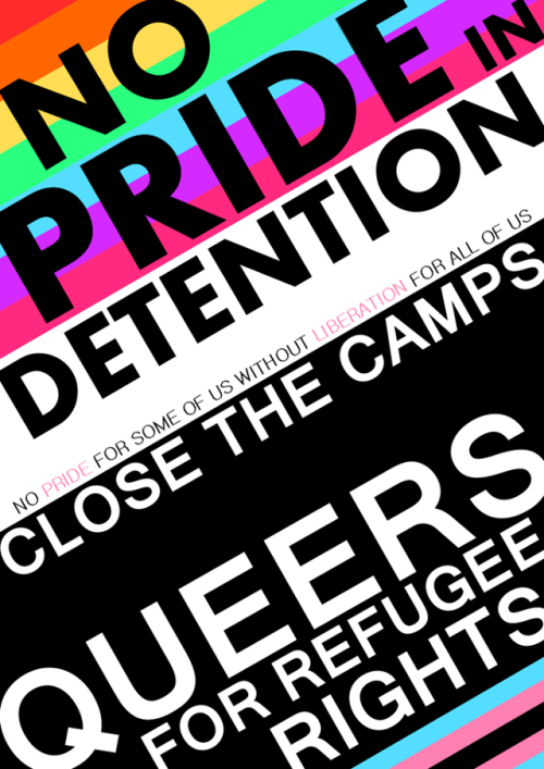 fuckyeahanarchistposters:Some beautiful rad queer posters made by Brisbane based crew No Pride In Po