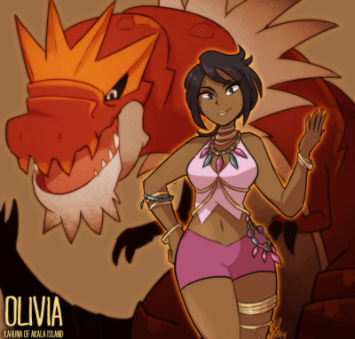 pokemon sun moon olivia