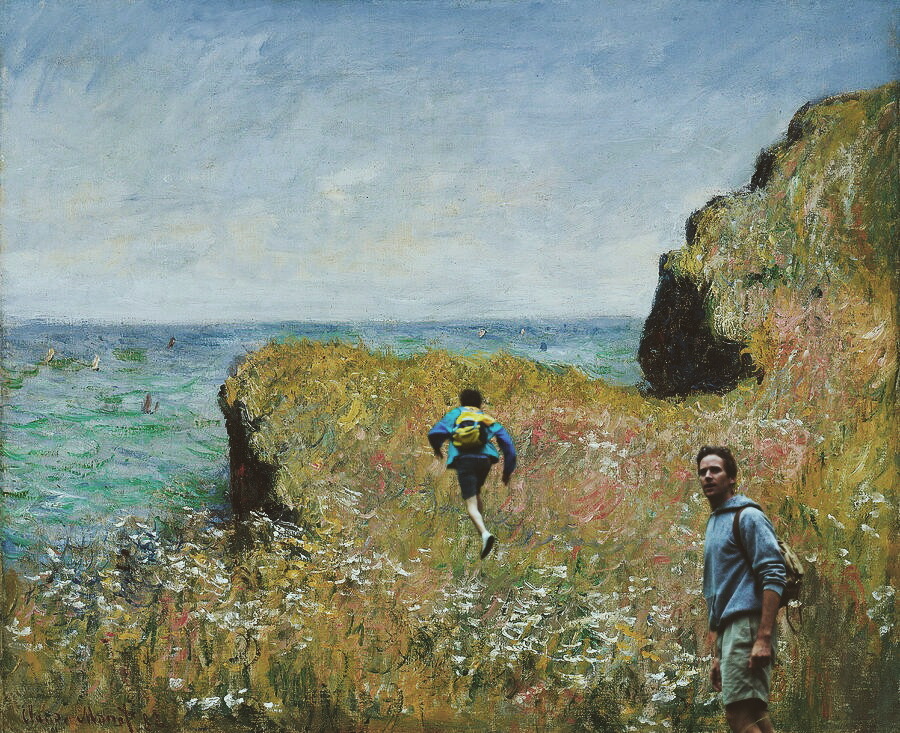 Timothée Chalamet — Elio & Oliver in Claude Monet paintings (x)