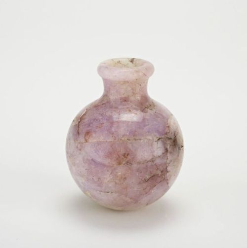 grandegyptianmuseum:Amethyst bottle, Old Kingdom, ca. 2675-2130 BCThis small container made of beaut