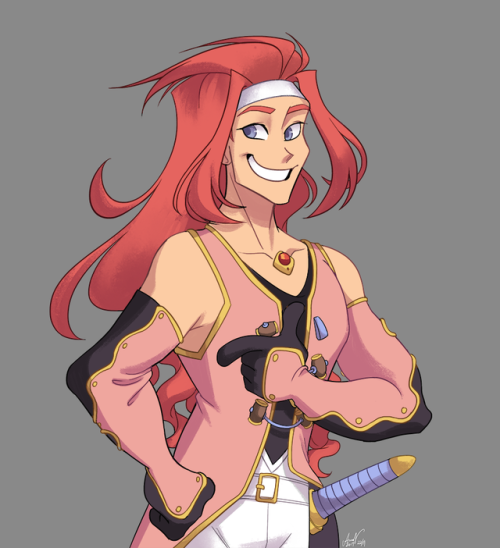 A waist up commission of Zelos Wilder for @lesbianzelos Thank you so much for commissioning me!