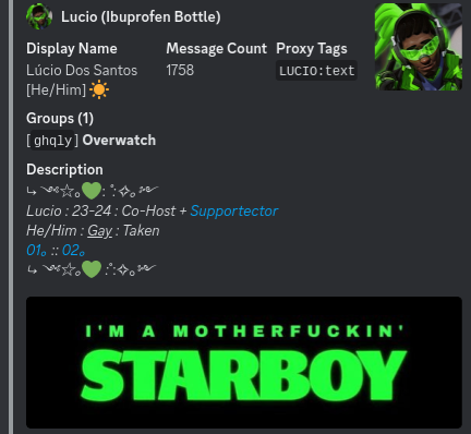 Not Enough People Talk About Customized Links In Pluralkit Bios?? Like You Can Make It ANYTHING?? [Word