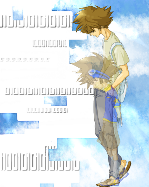 digimon-fanarts:  digimentals: 8月1日、夏、 | 勘九郎 [pixiv]  (August 1st, summer)