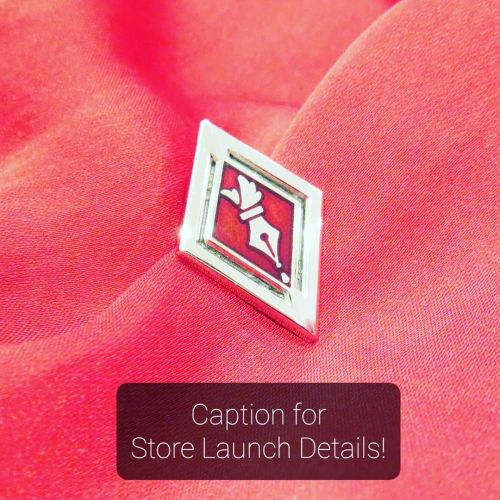 To celebrate store launch tonight, First 50 orders will recieve this special little pin On top of th