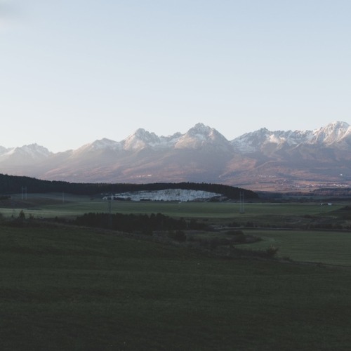 High Tatras in a square frame