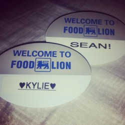 Personalized our name tags just &lsquo;cause. Lol Got bored of the same &rsquo;ll same 'ol