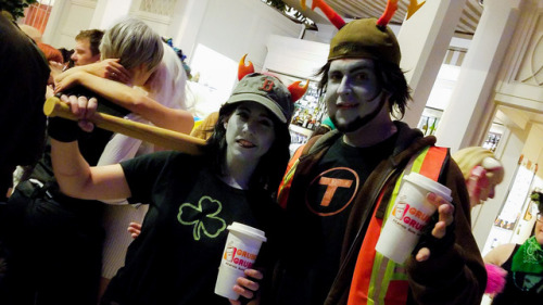 cowbuttcrunchies:It is the year of our lord 2017, and we sure are still Homestuck Trash. Katsucon 