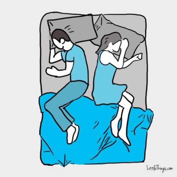 huffingtonpost:  What Your Sleeping Position With a Partner Says About Your Relationship