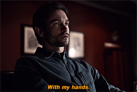 hannibalgifs:eve in killing eve (2018 - present) // will in hannibal (2013 - 2015)