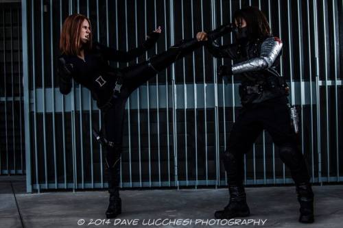 ladys3: Black Widow (Cap 2) | WonderCon 2014 Photos by Dave Lucchesi Winter Soldier: nashcon-castiel