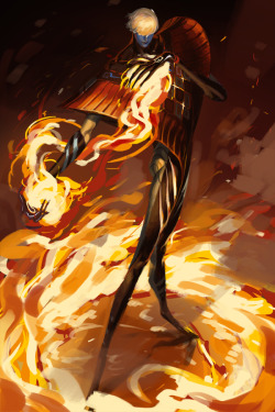 deerchip:  OC Ignis. The demon of fire. 