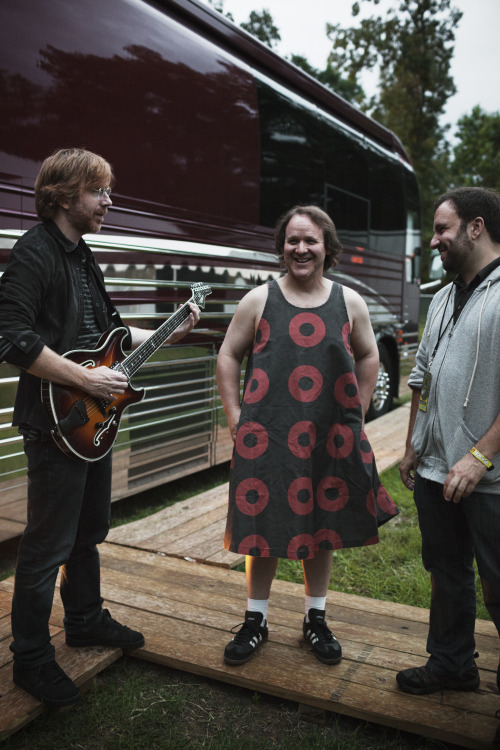 Trey Anastasio, Jon Fishman and Jason Colton - Bonnaroo 2012www.dannyclinch.com