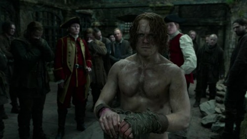 Outlander S06E01 part 1 of 2 In a flashback to 1753, our hero Jamie (Sam Heughan) has just arrived a