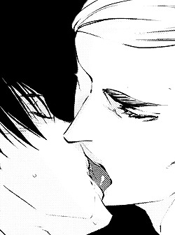 noctemv:  Eruri + French kissing | by skull9 