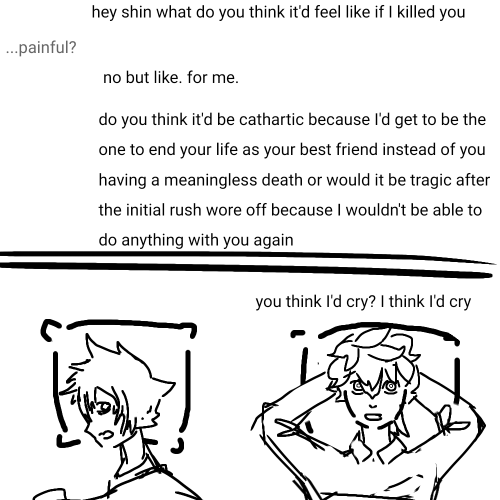 A Sleepover Except Shin Is Too Terrified To Sleep And Hiyori Doesn't Really Need Sleep So It's More Like.