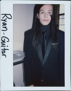 balz-probably-hates-you:  Motionless In White, 2013 Promotional Shoot - BTS  Instax photos by Chad Michael Ward and Mary Taylor/UnderHaus Productions