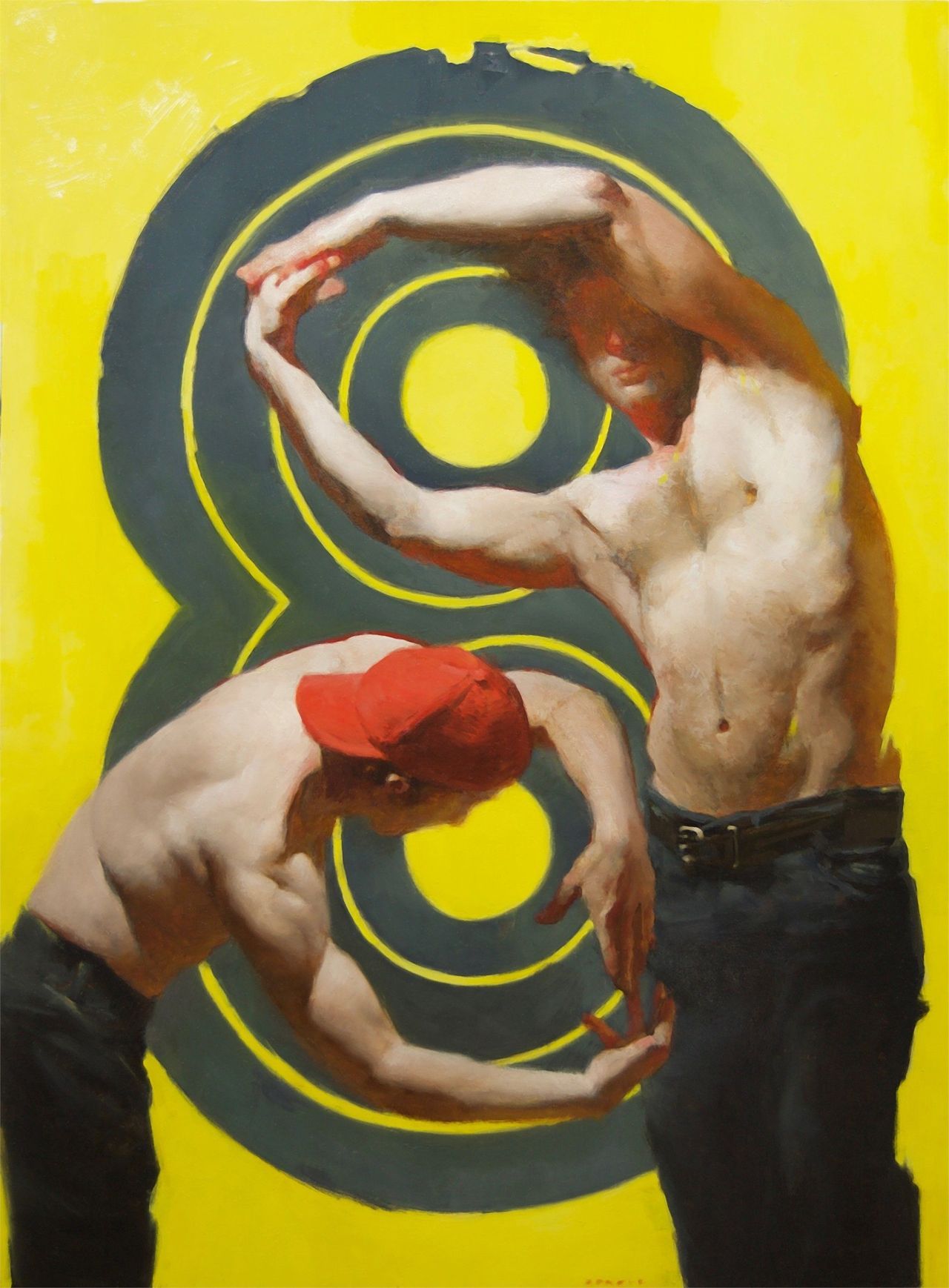 grundoonmgnx:Zack Zdrale, Eight, 2018, oil on panel, 24 x 18 in