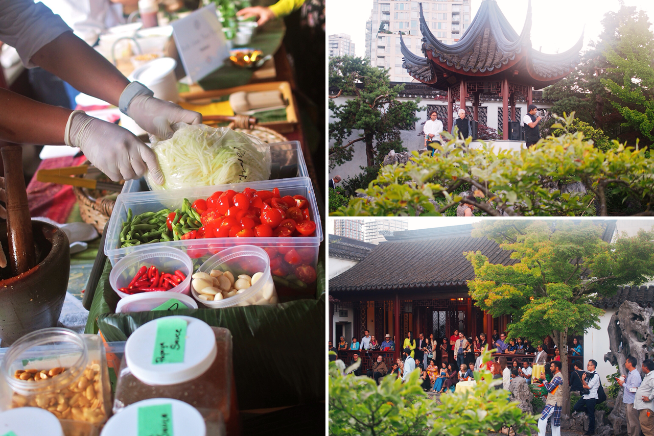 Indian Summer Festival x Dr. Sun Yat-Sen Classical Chinese Garden.
• ISF2014 opening gala: A culinary tour of Asia curated by Vikram Vij.