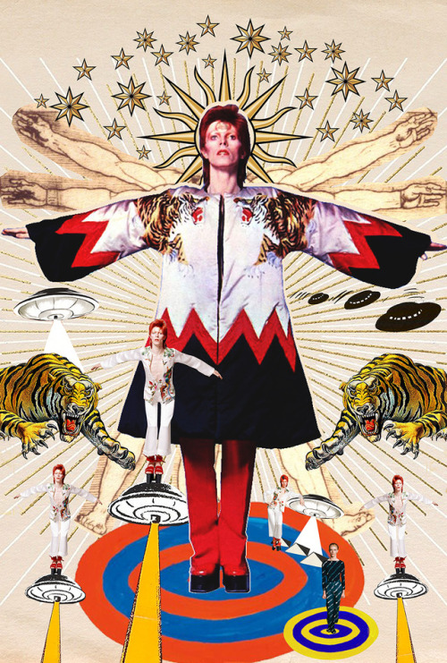 marooned-youth:A Tribute to the Thin White Duke, who I believe deep down he was an Alien and now he’