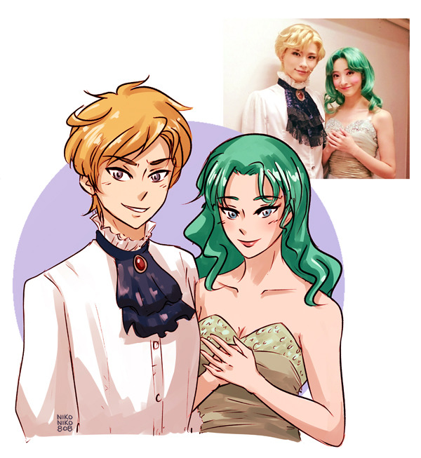 nikoniko808:  Ok Shuu and Sayaka literally made Haruka and Michiru come alive onstage