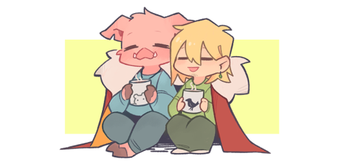 tokkytikky: I find it pleasantly funny when the cape is just too big, can hide a whole best friend t