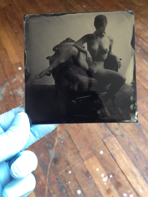 #tbt shooting erotic wet plates with Gila Nudes / Baltimore, MD