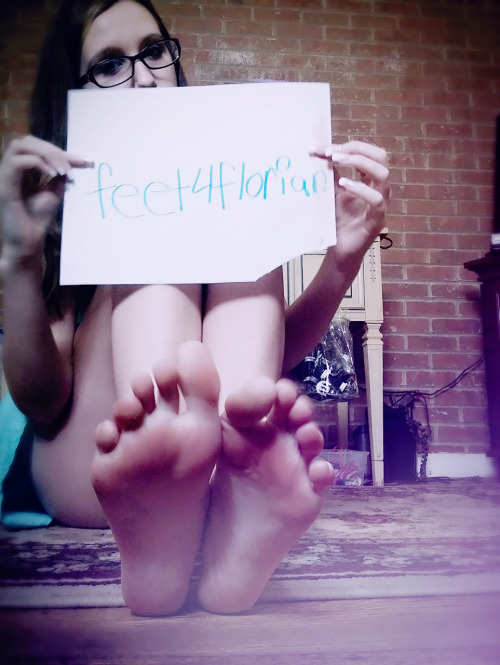 feet4florian:  xkillerflowerx:  @feet4florian  Biggest thanks for her sweet submission. I love it. :