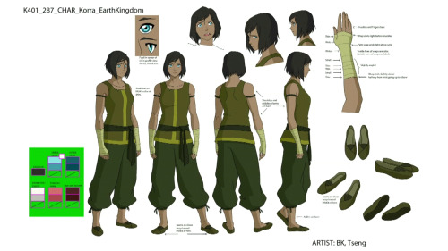  The Legend of Korra | Character Designs | Korra Artists: Bryan Konietzko, Christie Tseng, Angela Song Mueller 