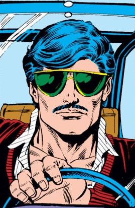 tony-stark-ing:Tony driving with the top down.The Invincible Iron Man issue #215