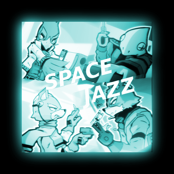 apsmack:  Space JazzArt of various Star Fox characters!                                  