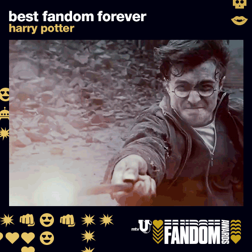 mtv:  nominee 3 of 6 like or reblog this post to vote harry potter for best fandom