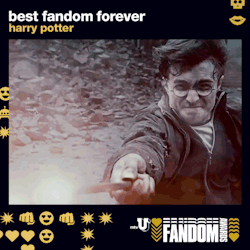 mtv:  nominee 3 of 6 like or reblog this post to vote harry potter for best fandom forever! scope out all the other nominees and see who’s in the lead. then watch the mtvU fandom awards on sunday, july 27 at 8/7c on mtv to see which o.g. fandom