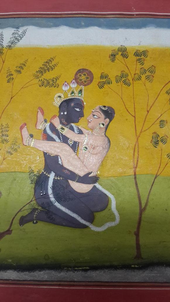 niramish:  The Pleasures of Krishna.Manaku’s Geet Govind, c1730 - Now in Chandigarh