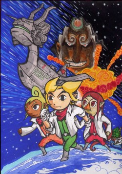 nintendo-forever:  Wind Waker X Star Fox.