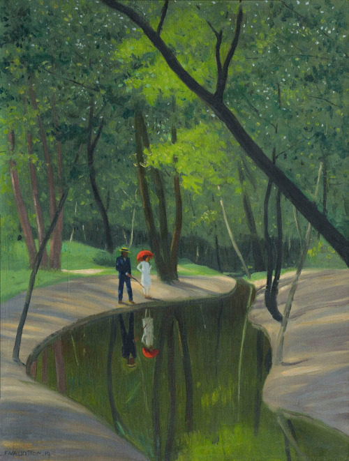 artishardgr:Felix Vallotton - Forest of Boulogne 1919