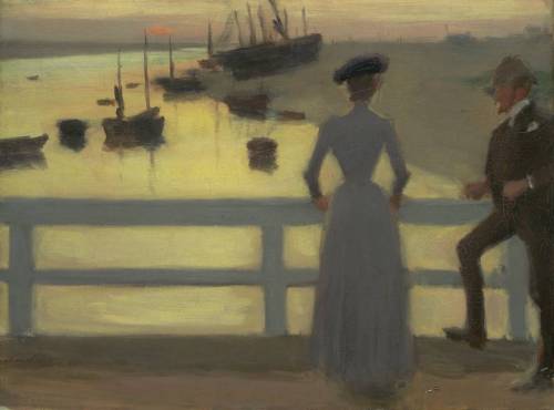 The Bridge (1887-88) Philip Wilson Steer Oil on canvas