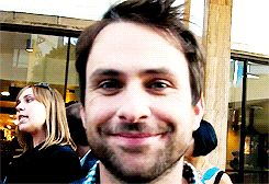 patheticjunkies:  Get to know me meme — [1/10] current celebrity crushes: Charlie Day  &ldquo;Starting out, I bet I didn’t get a lot of parts because of my strange voice. I’m not consciously thinking ‘Hey, I sound like a squeaky dog toy mixed